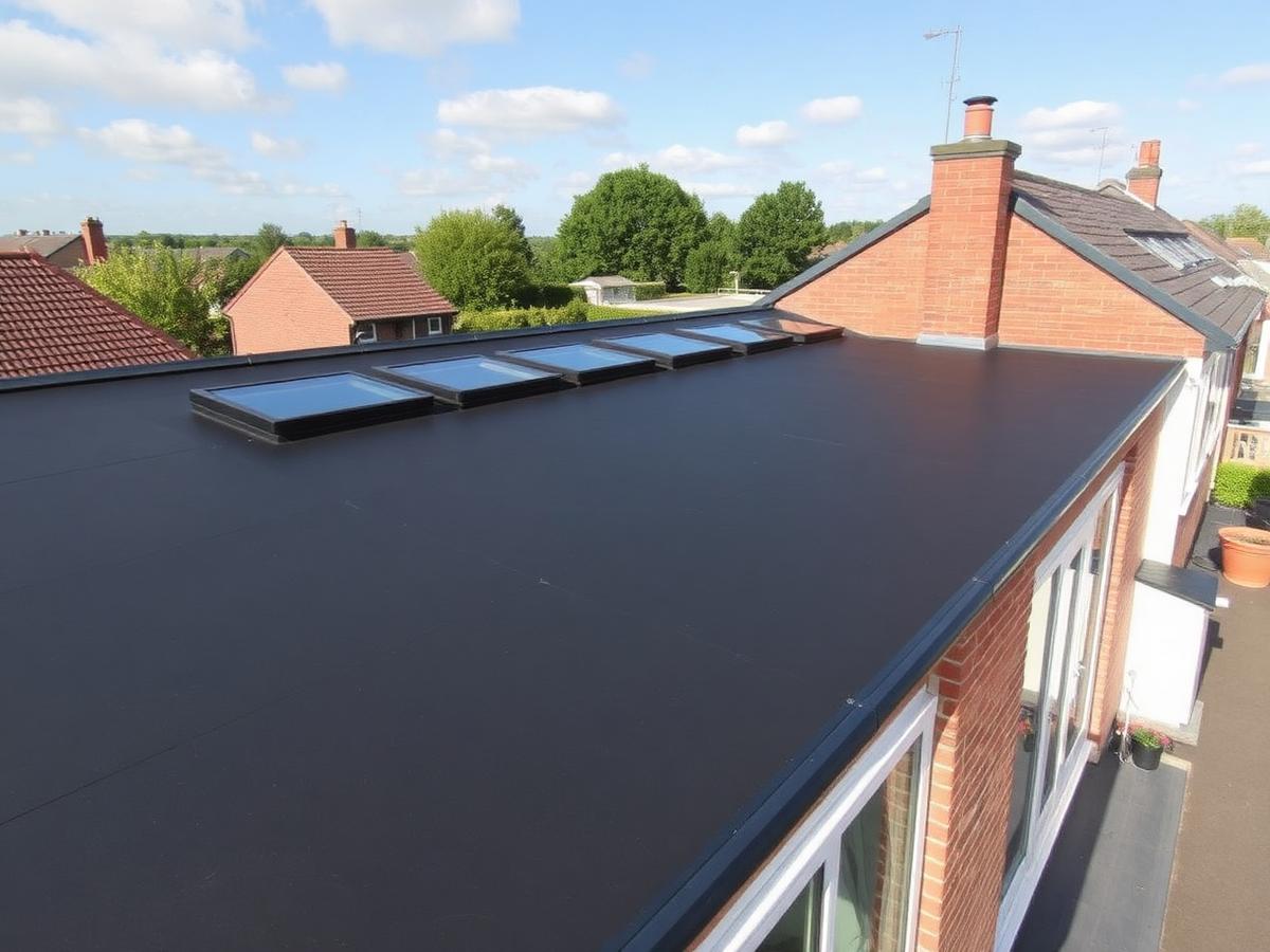 EPDM flat roof, Redland